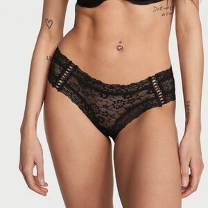 VICTORIA’S SECRET“THE LACIE” LACE UP LACE CHEEKY PANTIES-SIZE SMALL
